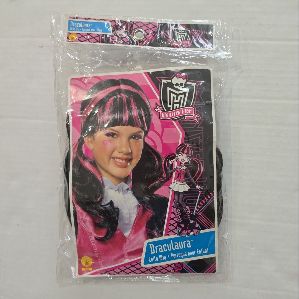 RUBIES Monster High DRACULAURA Halloween Costume Child Wig ONE SIZE NEW